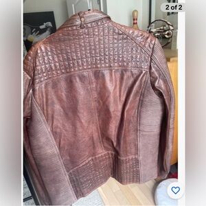 Men’s L Barney’s New York Leather Jacket